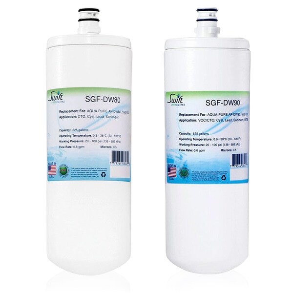 Replacement for 3M Aqua Pure AP-DW80 by Swift Green Filters